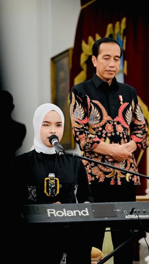 Jokowi Terpukau Suara Emas Putri Ariani