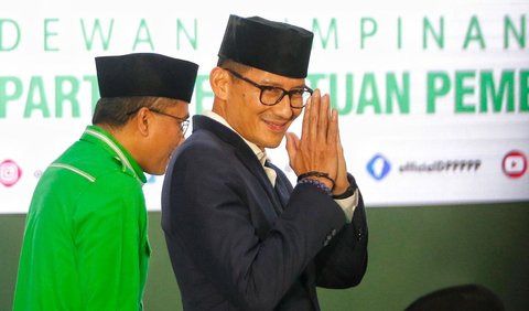 Sandiaga membawa misi untuk didukung maju di Pilpres 2024.