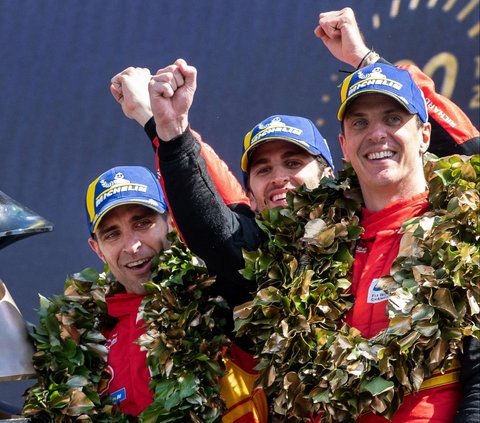 Kemenangan di tahun 2023 menjadikan Ferrari tercatat sebagai 10 kali juara di seri balap ketahanan ini.