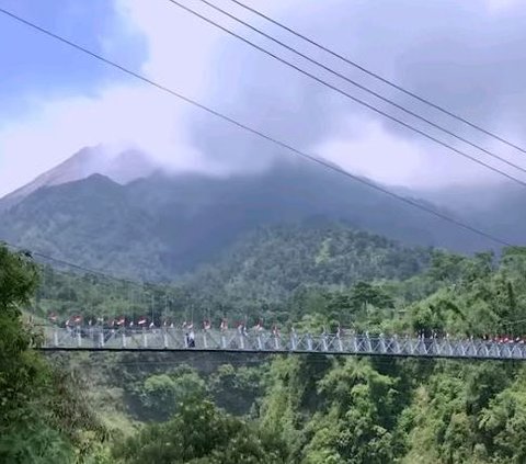 Serunya Berwisata di Jembatan Girpasang, Pacu Adrenalin