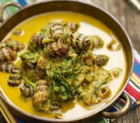 Mencicipi Lezatnya Gulai Siput Sedut, Sajian Kuliner Berkuah Kuning Khas Melayu