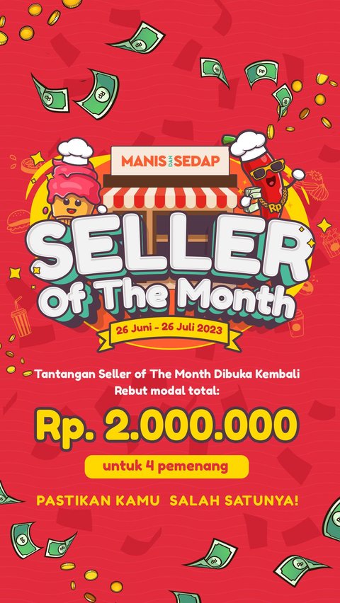 ManisdanSedap.com Hadirkan Seller of The Month 2.0, Waktunya Rebut Tambahan Modal Bisnis Kulinermu