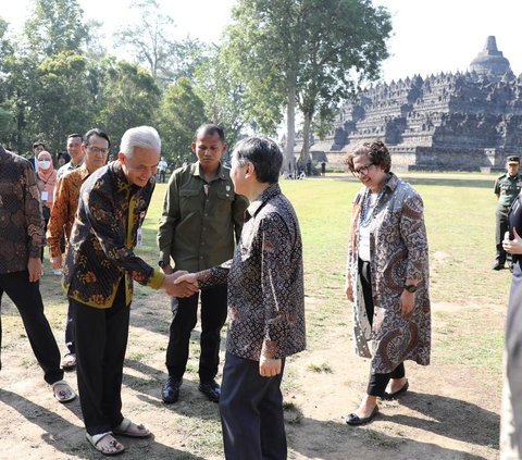 Berkunjung ke Candi Borobudur, Begini Kedekatan Ganjar Pranowo dengan Kaisar Jepang