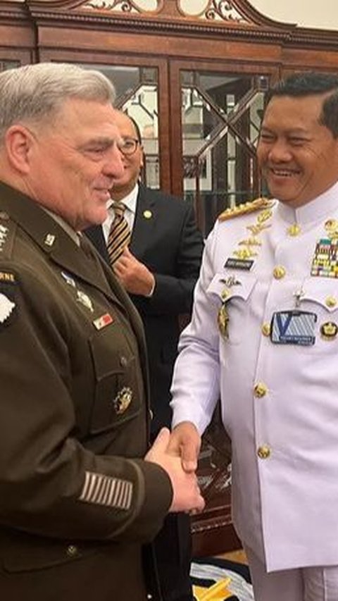 Panglima TNI Bertemu Jenderal AS, Ada Momen Beri Wejangan Perwira Belajar di Amerika