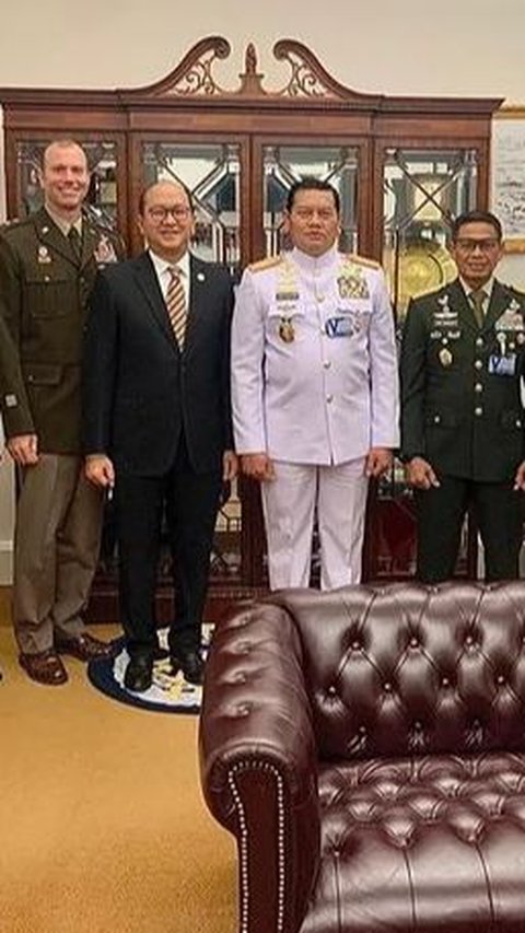 Panglima TNI Bertemu Jenderal AS, Ada Momen Beri Wejangan Perwira Belajar di Amerika