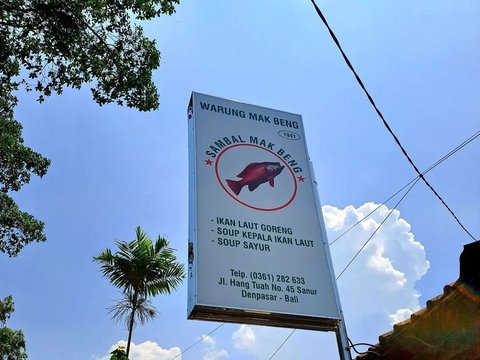 Mengenal Warung Mak Beng Bali, Restoran yang Masuk 3 Besar Legendaris Dunia