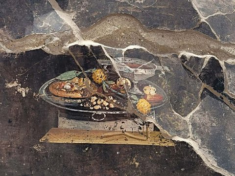 Arkeolog Temukan Lukisan Pizza 2000 Tahun Lalu, Seperti Ini Gambarnya