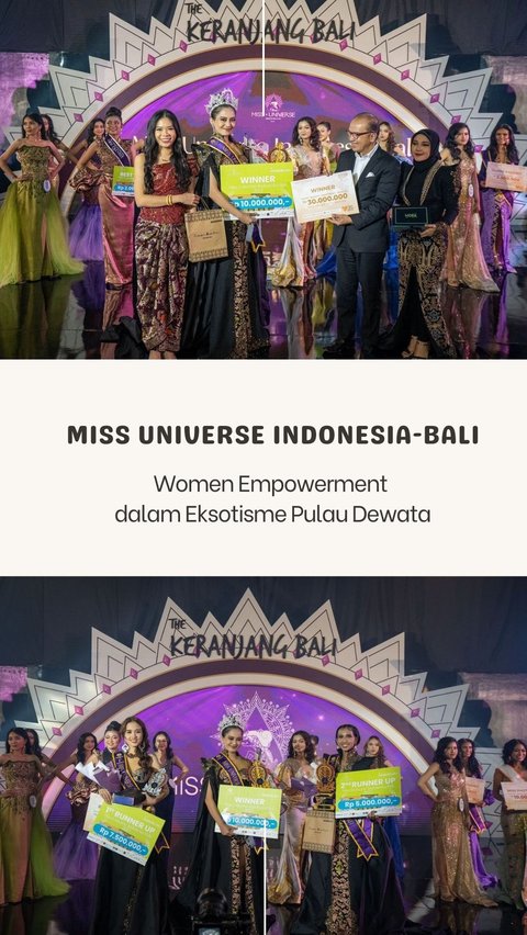 Miss Universe Indonesia-Bali, Women Empowerment dalam Eksotisme Pulau Dewata