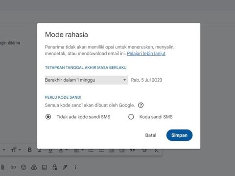 Cara Mengirim Email Rahasia Pakai Gmail, Berikut Langkah-langkahnya