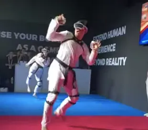 Begini Jadinya Kalau Pertandingan Taekwondo Pakai Kacamata Virtual Reality