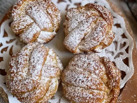 Cinnamon Braided Buns