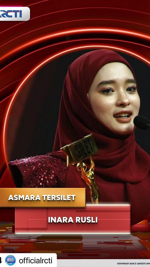 Dapat 2 Kategori Awards, Intip Potret Cantik Inara Rusli