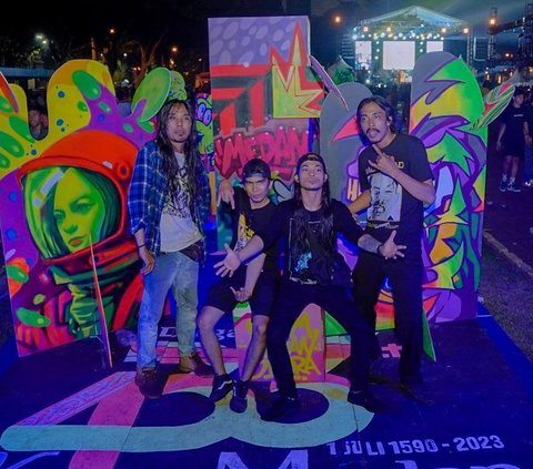 Seru dan Gembira, Ini Momen Band Legendaris Indonesia pada Acara Malam Puncak HUT Kota Medan