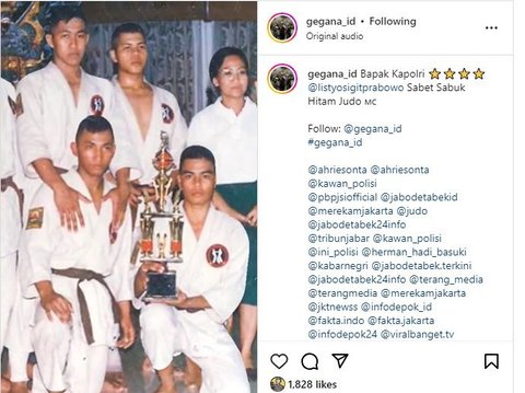 Potret Lawas Jenderal Sigit Juara Judo Raih Sabuk Hitam