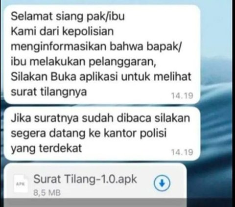 Kejahatan dengan modus ini berupaya untuk memanfaatkan ketidakwaspadaan dan kurangnya pengetahuan masyarakat terhadap jenis file .apk maupun .pdf. yang membuat korban ragu.