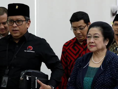 Sekjen PDIP Hasto Kristiyanto menemui Menteri Sekretaris Negara Pratikno di Kantor Kemensetneg, Jakarta Pusat.
