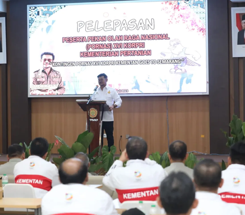 Lepas Delegasi PORNAS, Mentan SYL: Kalian Harus Juara