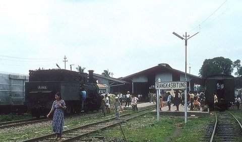 Foto Stasiun Rangkasbitung Pada Tahun 1980