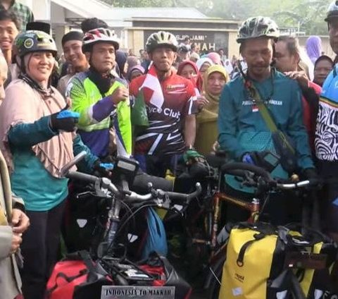 Tak Ingin Menunggu Lama, Pasutri Asal Purbalingga Bulatkan Tekad Pergi Haji dengan Bersepeda