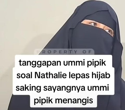 Isi Chat Nathalie Holscher ke Ummi Pipik Usai Buka Hijab: Aku Kira Akan Dijauhi Ummi