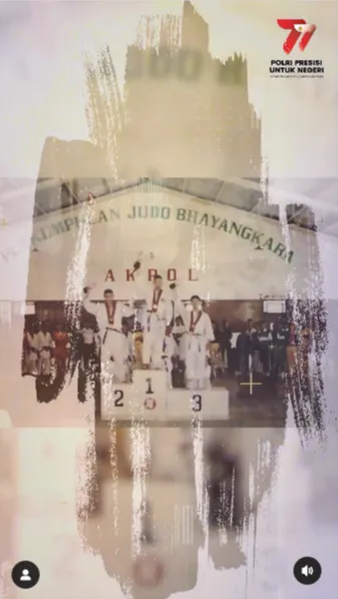 Sabuk Hitam Sejak Muda, ini Potret Lawas Kapolri Raih Juara Judo Hingga Pegang Piala