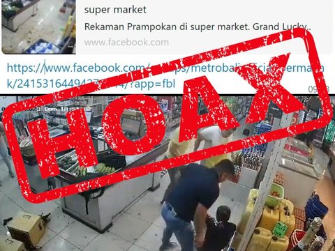 Viral Perampokan Supermarket di Kuta Bali, Ini Kata Polisi