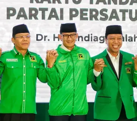 Partai Persatuan Pembangunan (PPP) memutuskan mengusung Sandiaga Uno menjadi Calon Wakil Presiden Ganjar Pranowo.