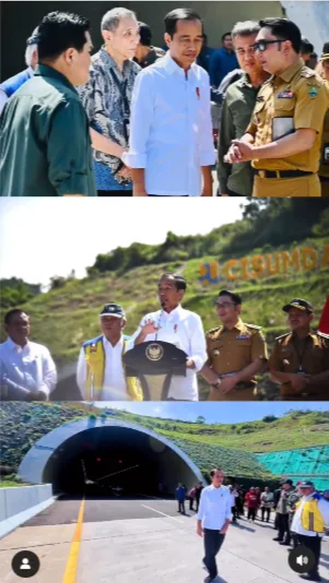 Selain itu, bos jalan tol Jusuf Hamka juga hadir dalam peresmian jalan Tol Cisumdawu.