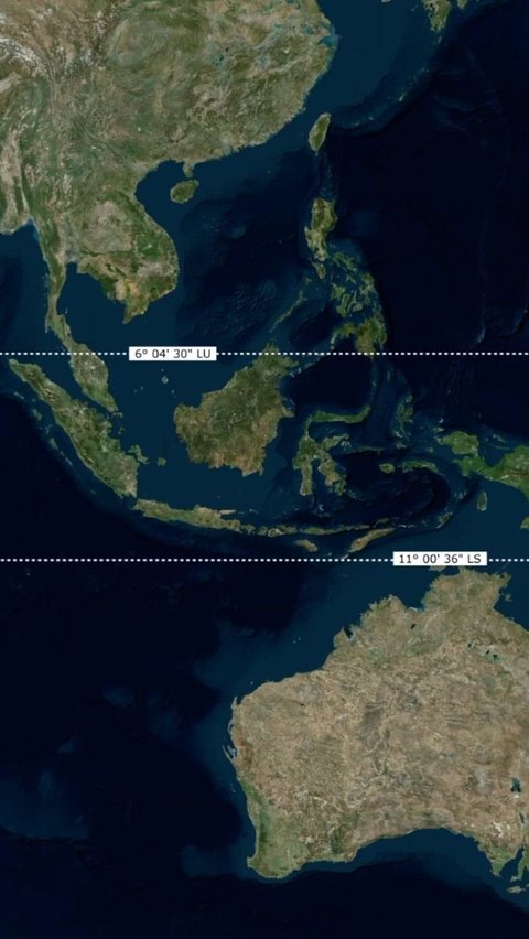 Ini Titik Tengah Wilayah Indonesia