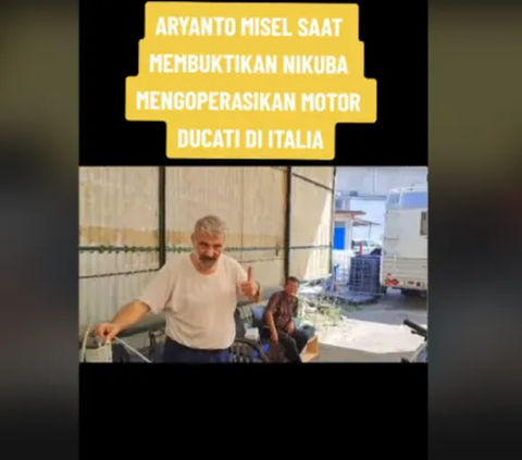Momen Aryanto Misel saat Buktikan Penggunaan Nikuba di Italia Pada Motor Ducati, 'Siliwangi Oke'