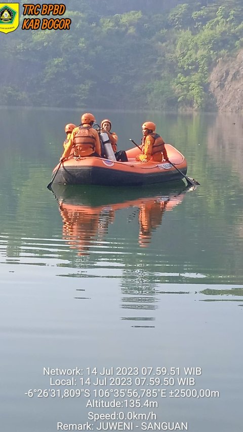 Jalani Pengobatan Alternatif Mandi di Danau Kuari Bogor, Tiga Orang Hilang Tenggelam