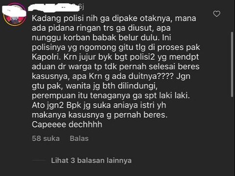 Warganet Cibir Polisi Biarkan Pelaku KDRT di Tangsel Masih Berkeliaran