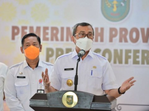 Gubernur Riau Jawab Tudingan Terima Suap Proyek Payung: Saya dan Anak Tak Berbuat