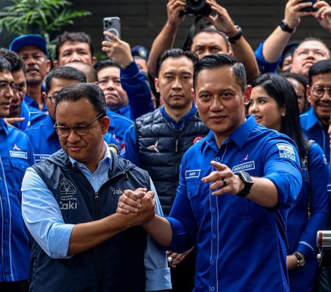 Ketua Umum Partai Demokrat Agus Harimurti Yudhoyono (AHY) menyinggung deklarasi cawapres Anies Baswedan.