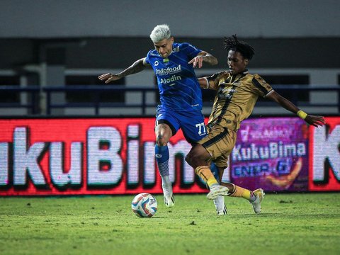 FOTO: Momen Persib Gagal Menangkan Duel Lawan Dewa United yang Bikin Luis Milla Out