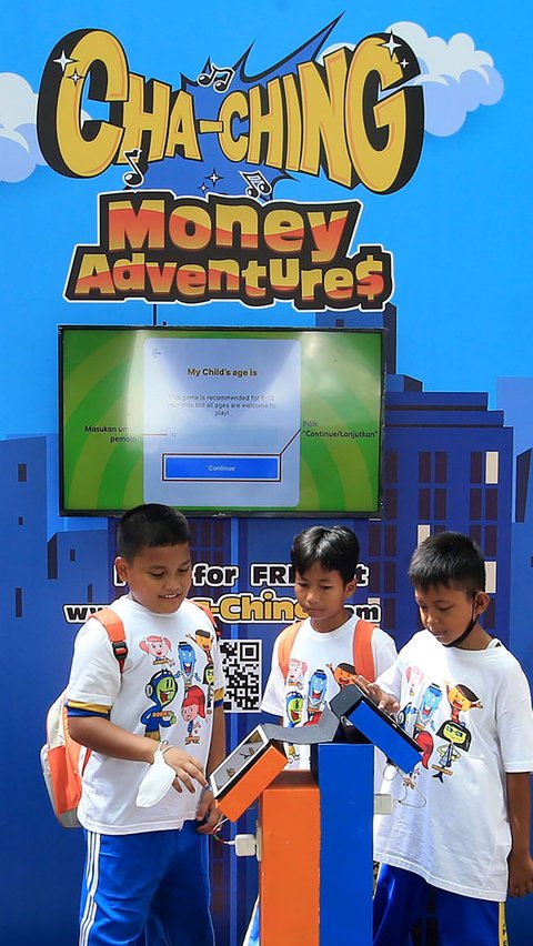 FOTO: Keseruan Anak-Anak Belajar Literasi Keuangan Lewat Game