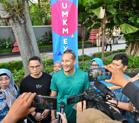 Cerita Sandiaga Dicurhati Emak-Emak Pelaku UMKM di Surabaya