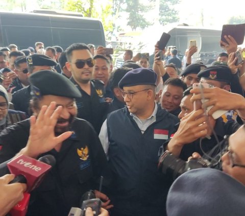 Tiba di Apel Siaga NasDem, Surya Paloh dan Anies Satu Mobil