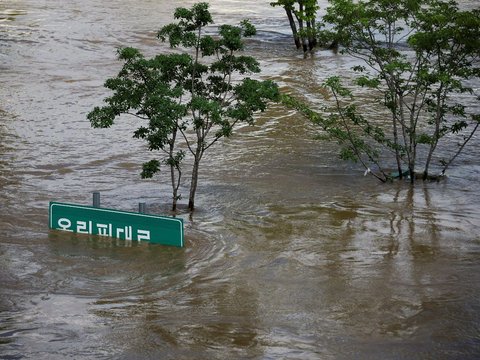 Banjir Parah di Korsel, 13 Orang Tewas karena Bus Tenggelam di Terowongan Underpass