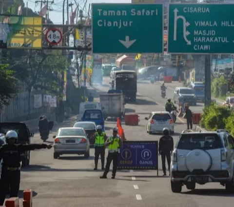 Libur Tahun Baru Islam 2023, Ganjil Genap di Puncak Bogor Berlaku Mulai Selasa Sore