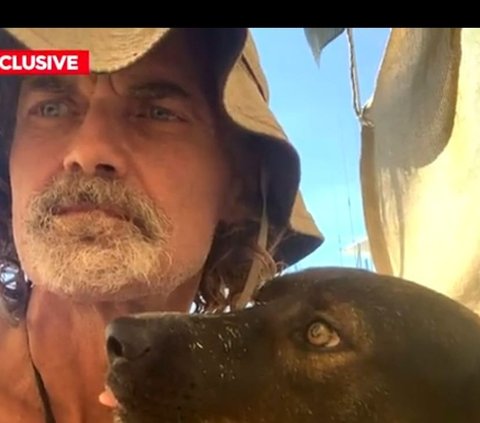 Pria & Anjingnya Terombang Ambing di Lautan Berbulan-bulan Makan Ikan Mentah Minum Air Hujan, Begini Kondisinya saat Ditemukan