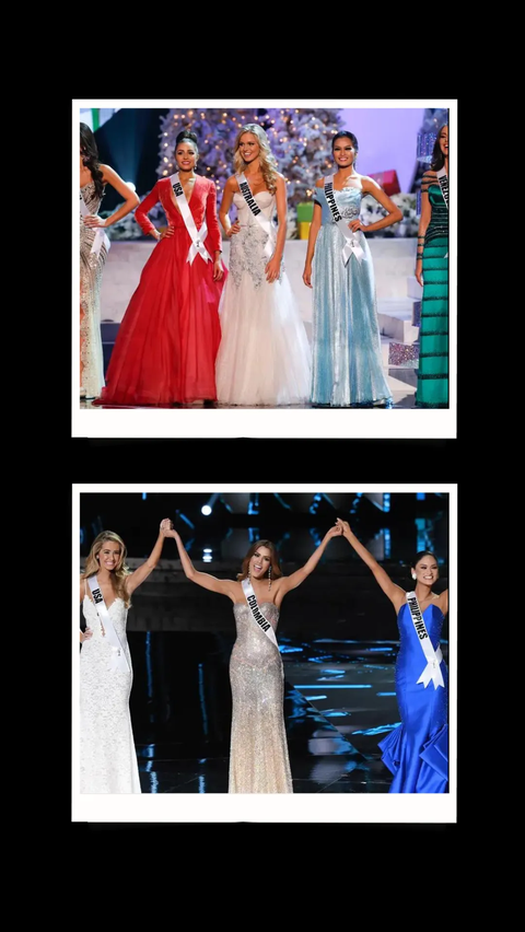 1. Momen menjelang kemenangan Miss USA, Olivia Culpo di Miss Universe 2012<br />2. Babak final Miss Universe 2015 yang menjadi kontroversi