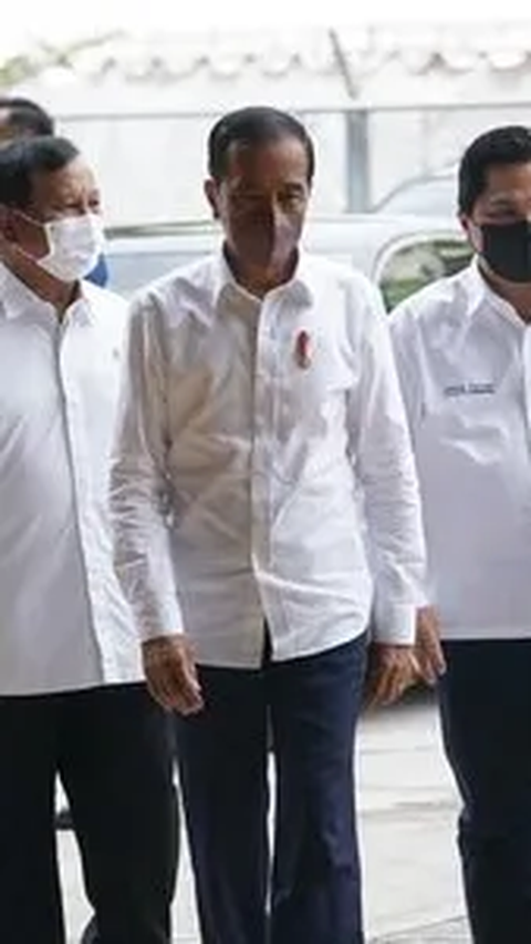 Jokowi, Prabowo dan Erick Thohir Bertemu di Istana Bogor, Puan: Supaya Tak Ada Salah Paham