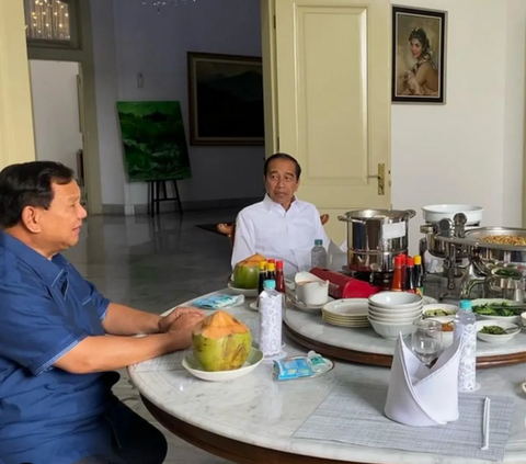 Jokowi, Prabowo dan Erick Thohir Bertemu di Istana Bogor