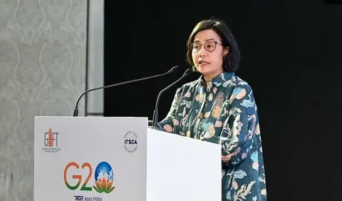 Menteri Keuangan Sri Mulyani Indrawati menghadiri pertemuan para Menteri Keuangan dan Gubernur Bank Sentral G20 di Gandhinagar, India.