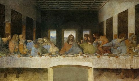 Menurut sejumlah kisah yang dimuat dalam berbagai tabloid, pelukis abad ke-15 itu memprediksi kiamat, menyembunyikan petunjuk tanggal kiamat di dalam lukisannya berjudul The Last Supper (Perjamuan Terakhir). Klaim soal kiamat dalam lukisan da Vinci pertama kali dicetuskan peneliti Vatikan bernama Sabrina Sforza Galitzia pada 2010 lalu.