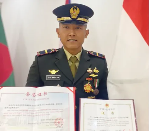 Perwira Muda TNI Ada Harumkan Nama Bangsa di Tiongkok, Sosoknya Gagah Berwibawa