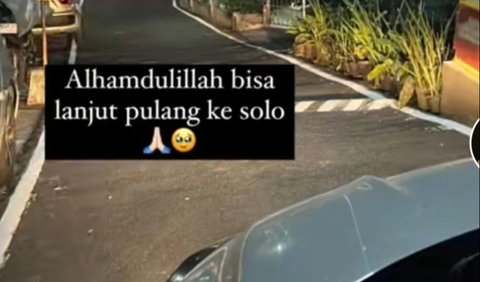 Penumpang wanita ini akhirnya memutuskan untuk pulang ke Solo dengan naik mobil. Ia tak sanggup melanjutkan perjalanan dengan kereta. Ia juga tak menyangka mengalami kejadian ini dan bersyukur masih diberi selamat.