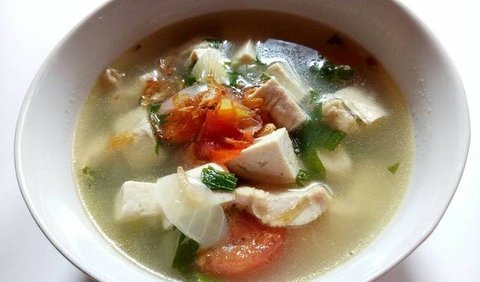 Resep Sup Ayam Jahe Tahu