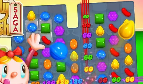 Candy Crush yang diklaim dimainkan Cinta bernama asli Candy Crush Saga adalah aplikasi permainan untuk IOS, Android dan Windows Phone.